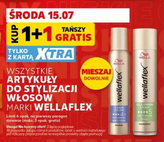 Artykuły do stylizacji włosów marki Wellaflex +2 warianty
