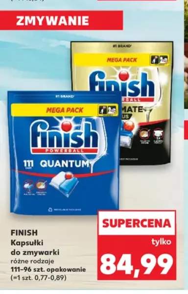 Kapsułki do zmywarki Finish Powerball Quantum +1 wariant
