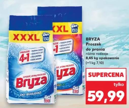 Proszek do prania Bryza do białego +1 wariant