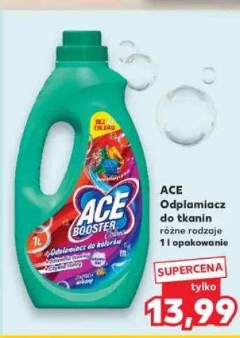 Odplamiacz do tkanin Ace Booster do kolorów