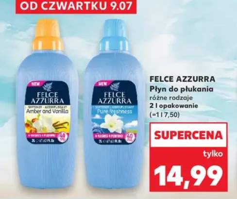 Płyn do płukania Felce Azzurra Amber and Vanilla