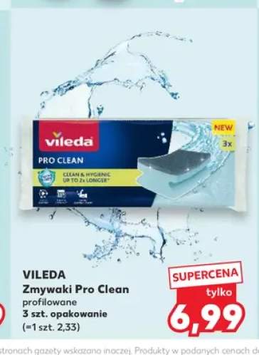 Zmywaki profilowane Vileda Pro Clean 3-pak