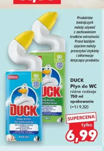 Płyn do WC Duck Deep Action Gel Marine +1 wariant