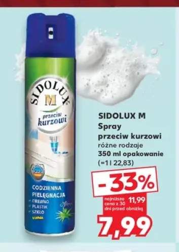 Spray przeciw kurzowi Sidolux M