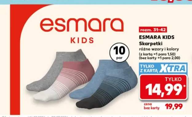 ESMARA KIDS Skarpetki dziecięce 10-pak