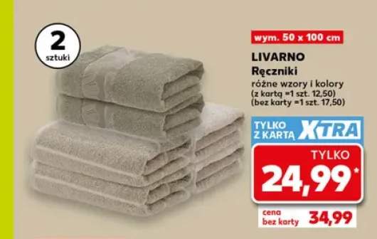 Ręczniki LIVARNO 50x100 cm 2-pak