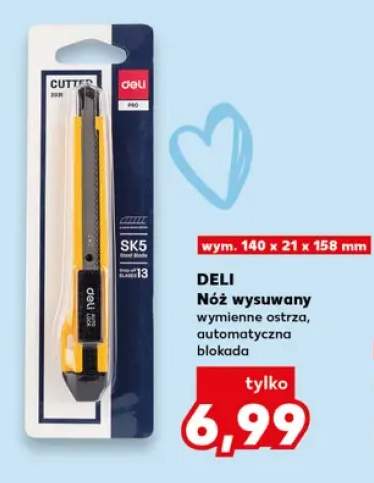 Nóż wysuwany Deli