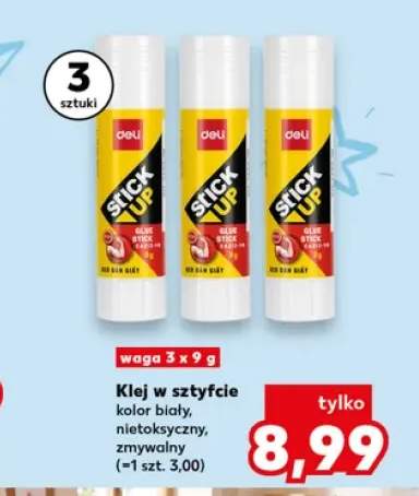 Klej w sztyfcie Deli
