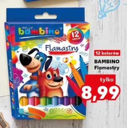 Flamastry Bambino 12 kolorów