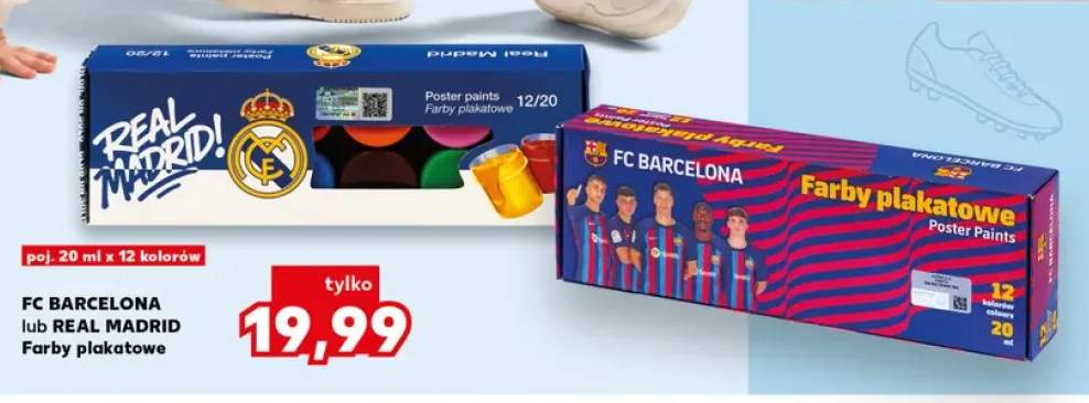 Farby plakatowe FC Barcelona +1 wariant