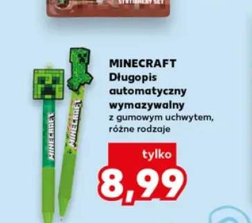 Długopis automatyczny wymazywalny Minecraft
