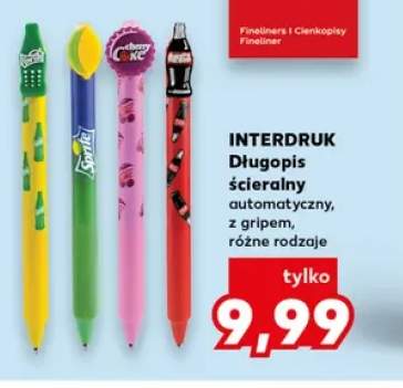 Długopis ścieralny automatyczny Interdruk