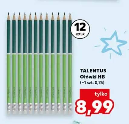 Ołówki HB Talentus 12 sztuk
