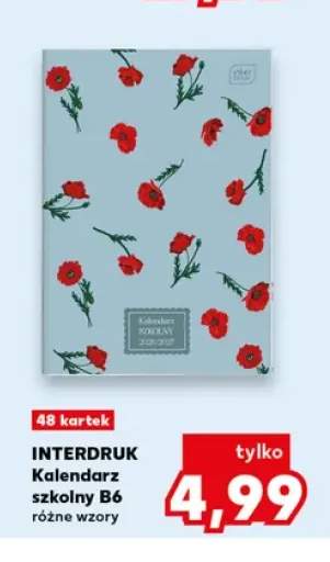 Kalendarz szkolny B6 Interdruk 48 kartek
