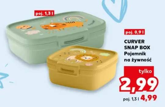 Pojemnik na żywność Curver Snap Box 0,9 l