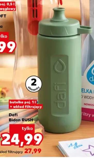 Bidon Dafi Rush 1 l z wkładem filtrującym