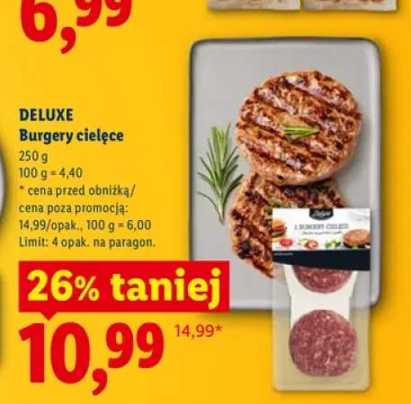 burgery cielęce