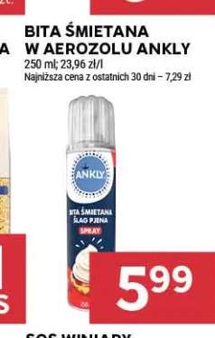 śmietana w sprayu