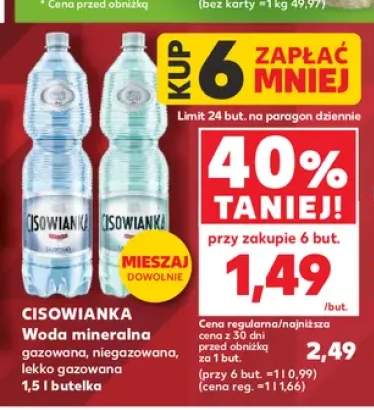 Woda mineralna Cisowianka