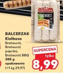 Kiełbasa Bratwurst Balcerzak +2 warianty