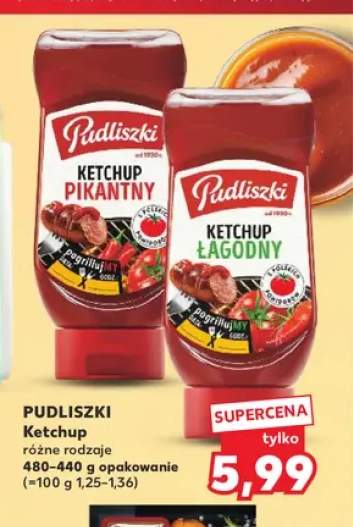 Ketchup łagodny Pudliszki