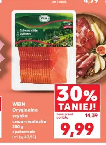 Oryginalna szynka szwarcwaldzka Wein 200 g