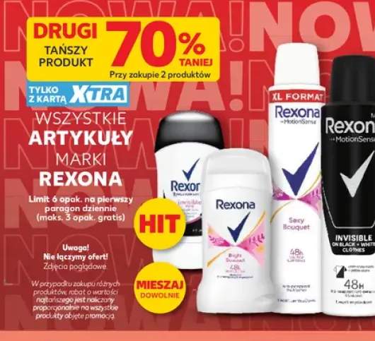 Artykuły marki Rexona +4 warianty