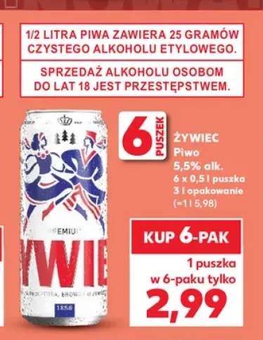 Piwo Żywiec 6-pak