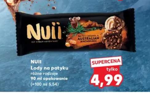 Lody na patyku Nuii Salted Caramel & Australian Macadamia