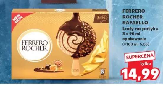 Lody na patyku Ferrero Rocher +1 wariant