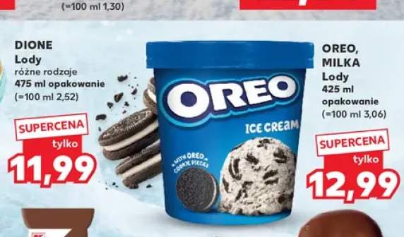 Lody Oreo Ice Cream +1 wariant