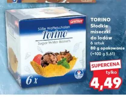 Słodkie miseczki do lodów Torino 6-pak