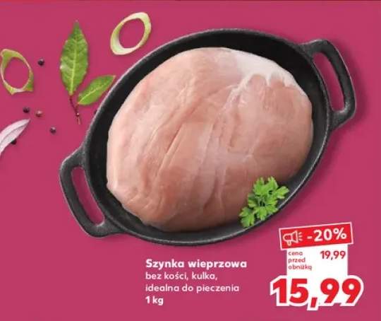 Szynka wieprzowa bez kości kulka