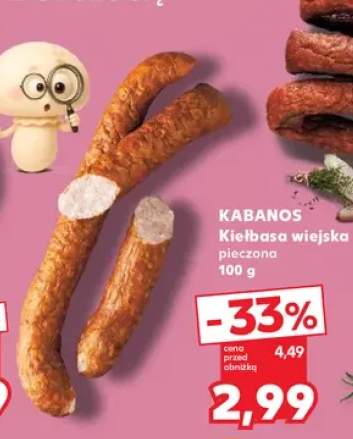 Kiełbasa wiejska pieczona Kabanos