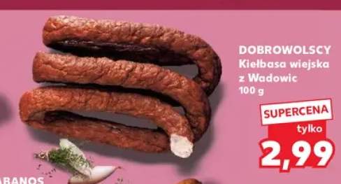 Kiełbasa wiejska z Wadowic Dobrowolscy