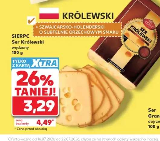 Ser Królewski wędzony Sierpc