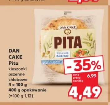 Pita kieszonki pszenne chlebowe Dan Cake