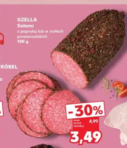 Salami w ziołach prowansalskich Gzella +1 wariant