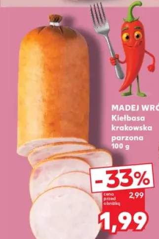Kiełbasa krakowska parzona Madej Wróbel