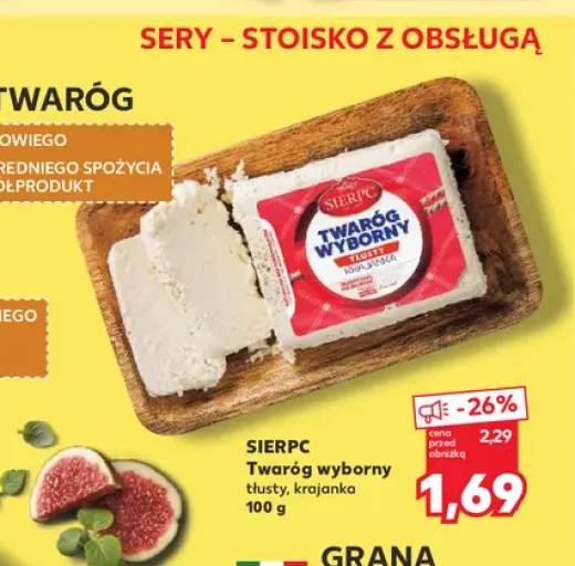 Twaróg wyborny tłusty krajanka Sierpc