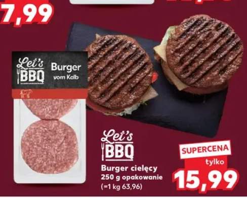 Burger cielęcy Let's BBQ