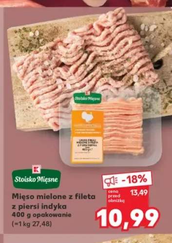 Mięso mielone z fileta z piersi indyka Stoisko Mięsne