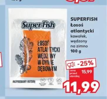 Łosoś atlantycki wędzony na zimno Superfish