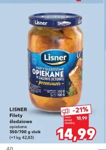 Filety śledziowe opiekane w zalewie octowej Lisner