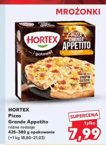 Pizza Hortex Grande Appetito Cztery Sery