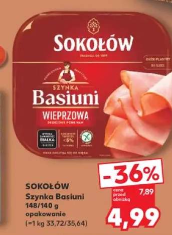 Szynka wieprzowa Basiuni Sokołów