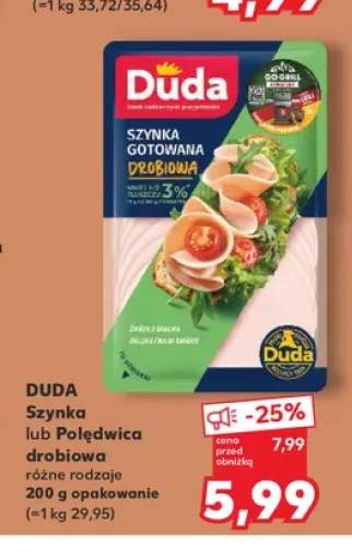Szynka gotowana drobiowa Duda +1 wariant