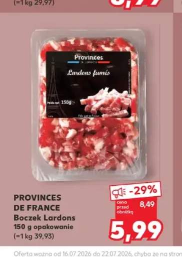 Boczek Lardons Provinces de France