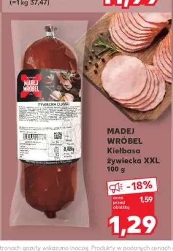 Kiełbasa żywiecka XXL Madej Wróbel
