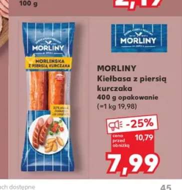 Kiełbasa z piersią kurczaka Morliny